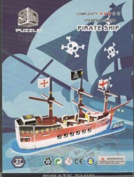 48148-8 3D puzzle BOXY-PIRÁTSKÁ LOĎ